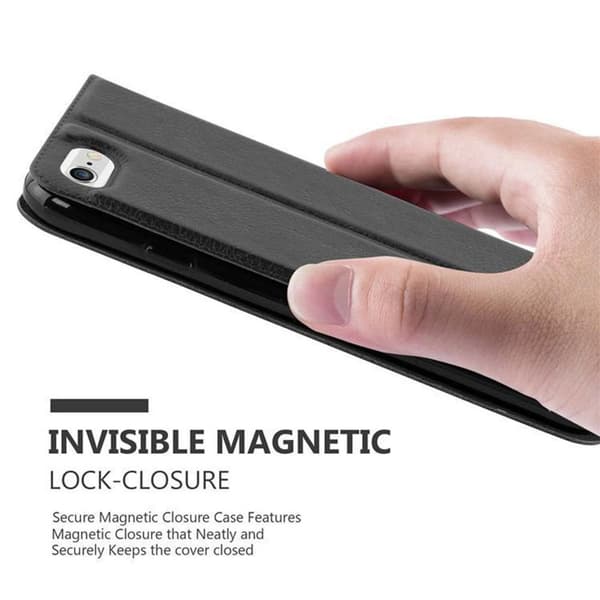 Apple iPhone 6 PLUS / 6S PLUS Skal Plånboksfodral Fodral Case med magnetisk stängning, ståfunktion och 2 visningsfönster