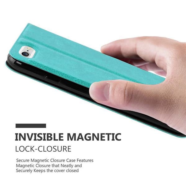 Apple iPhone 6 PLUS / 6S PLUS Skal Plånboksfodral Fodral Case med magnetisk stängning, ståfunktion och 2 visningsfönster