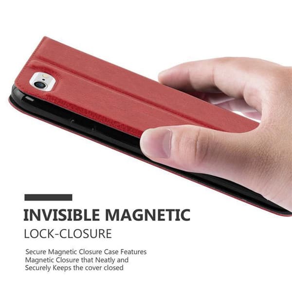 Apple iPhone 6 PLUS / 6S PLUS Skal Plånboksfodral Fodral Case med magnetisk stängning, ståfunktion och 2 visningsfönster