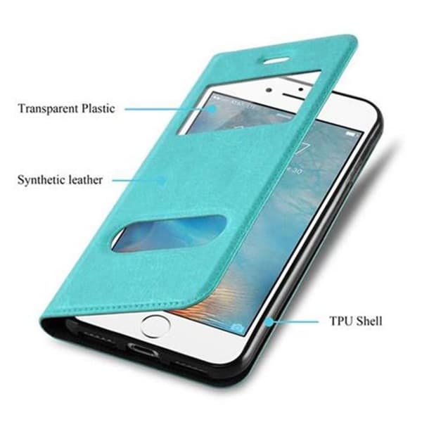 iPhone 7 PLUS / 7S PLUS / 8 PLUS Suojakotelo Suojakuori Lompakkokotelo Matkapuhelinkotelo jossa on magneettisuljenta, jalusta-toiminto ja 2