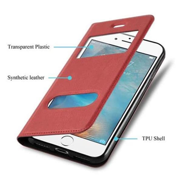 iPhone 7 PLUS / 7S PLUS / 8 PLUS Suojakotelo Suojakuori Lompakkokotelo Matkapuhelinkotelo jossa on magneettisuljenta, jalusta-toiminto ja 2