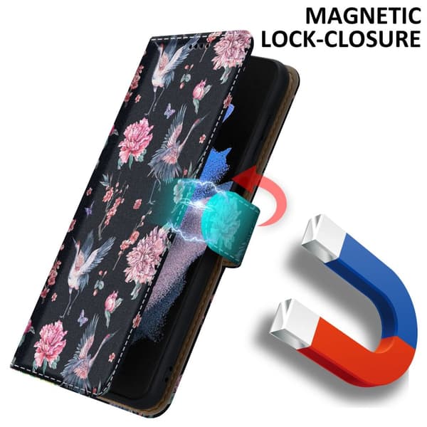 Samsung Galaxy S21 ULTRA Skal Plånboksfodral Mobilskydd Fodral Case med magnetisk stängning, ståfunktion och kortficka