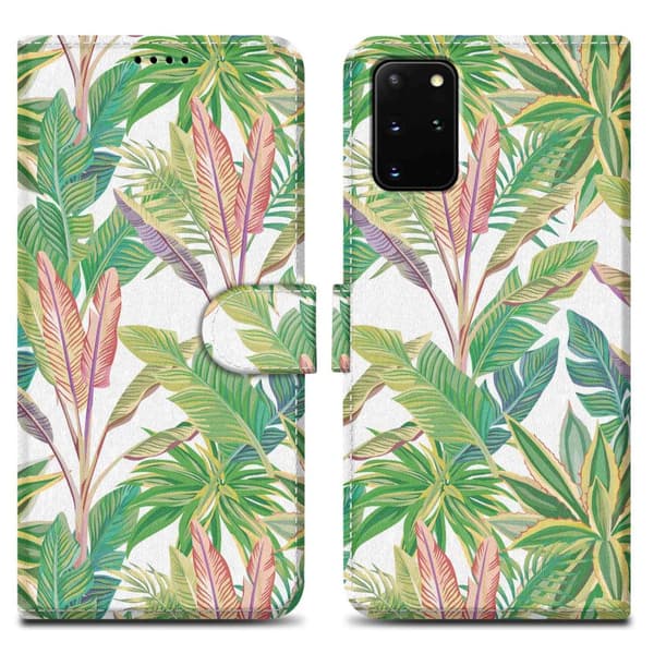 Samsung Galaxy S20 PLUS Suojakotelo Lompakkokotelo Matkapuhelinkotelo Suojakuori jossa on magneettisuljenta, jalusta ja korttipaikka