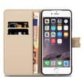 Miniatyrbild 5 av 8: iPhone 6 PLUS / 6S PLUS Skal Plånboksfodral Mobilskydd Fodral Case med magnetisk stängning, ståfunktion och kortficka