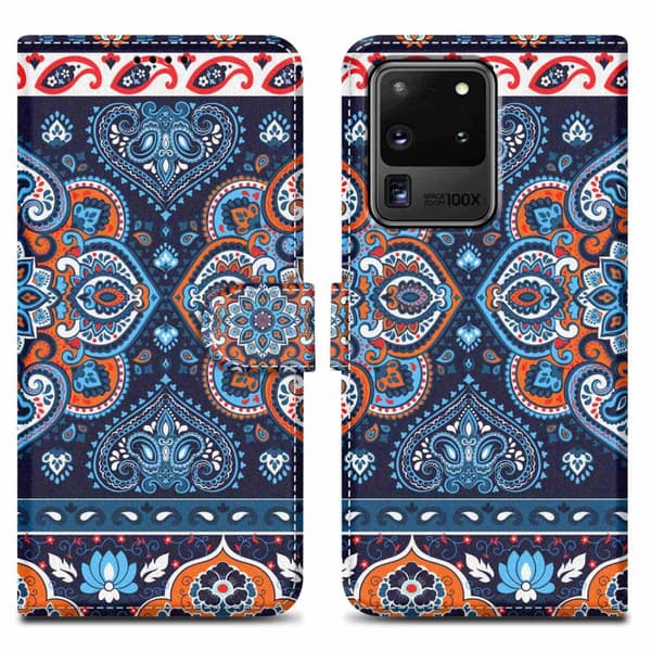 Samsung Galaxy S20 ULTRA Skal Plånboksfodral Mobilskydd Fodral Case med magnetisk stängning, ståfunktion och kortficka