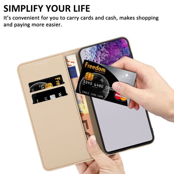 Samsung Galaxy S20 ULTRA Skal Plånboksfodral Mobilskydd Fodral Case med magnetisk stängning, ståfunktion och kortficka
