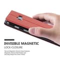 Miniatyrbilde 7 av 7: Deksel til Samsung Galaxy A3 2017 Lommebokdeksel med magnetisk lukking, stativfunksjon og 2 visningsvinduer