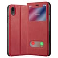 Miniatyrbilde 1 av 8: Deksel til Apple iPhone XR Lommebokdeksel med magnetisk lukking, stativfunksjon og 2 visningsvinduer