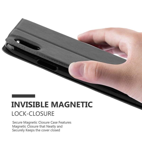 Apple iPhone XR Skal Plånboksfodral Fodral Case med magnetisk stängning, ståfunktion och 2 visningsfönster