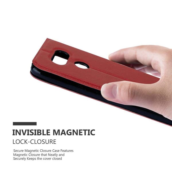 Deksel til LG G5 Lommebokdeksel med magnetisk lukking, stativfunksjon og 2 visningsvinduer