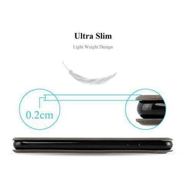 Deksel til Samsung Galaxy J5 2015 Lommebokdeksel med magnetisk lukking, stativfunksjon og 2 visningsvinduer