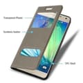 Pikkukuva 4 / 7: Samsung Galaxy A5 2015 Suojakotelo Suojakuori Lompakkokotelo Matkapuhelinkotelo jossa on magneettisuljenta, jalusta-toiminto ja 2 katseluikkunaa