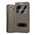Pikkukuva 1 / 7: Samsung Galaxy A5 2015 Suojakotelo Suojakuori Lompakkokotelo Matkapuhelinkotelo jossa on magneettisuljenta, jalusta-toiminto ja 2 katseluikkunaa