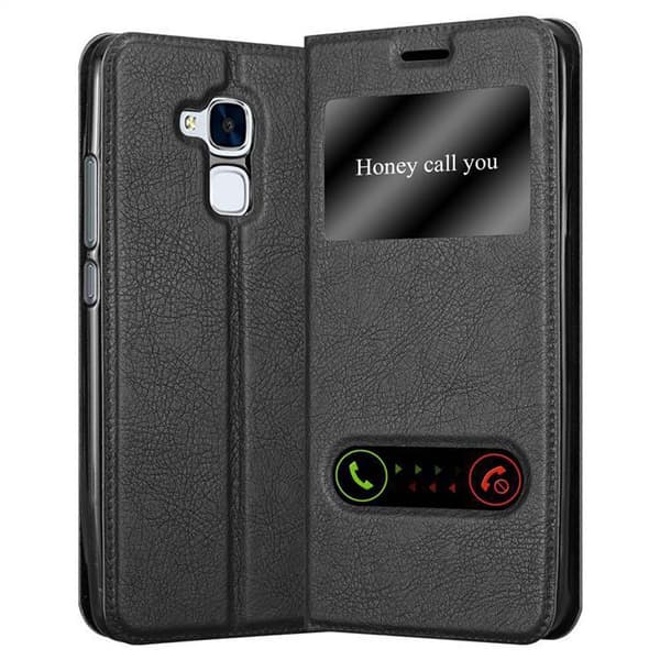 Honor 5C Skal Plånboksfodral Fodral Case med magnetisk stängning, ståfunktion och 2 visningsfönster
