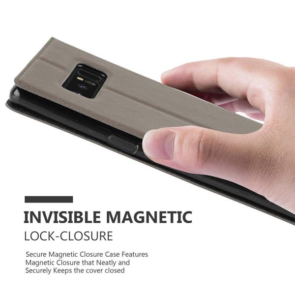 Deksel til Samsung Galaxy NOTE 8 Lommebokdeksel med magnetisk lukking, stativfunksjon og 2 visningsvinduer
