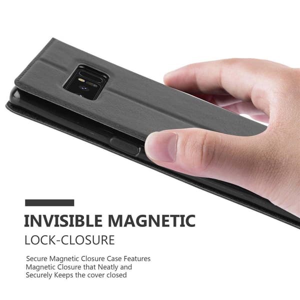 Deksel til Samsung Galaxy NOTE 8 Lommebokdeksel med magnetisk lukking, stativfunksjon og 2 visningsvinduer