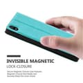 Miniatyrbild 5 av 6: Huawei ASCEND P7 Skal Plånboksfodral Fodral Case med magnetisk stängning, ståfunktion och 2 visningsfönster