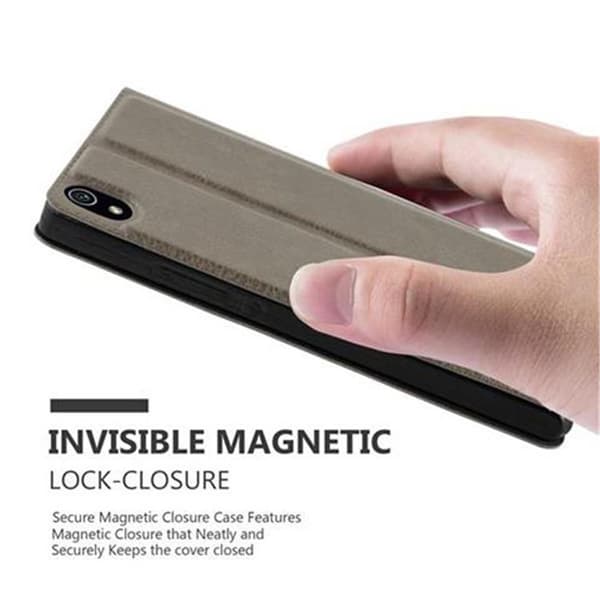Huawei ASCEND P7 Skal Plånboksfodral Fodral Case med magnetisk stängning, ståfunktion och 2 visningsfönster