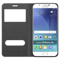 Miniatyrbild 8 av 8: Samsung Galaxy A8 2015 Skal Plånboksfodral Fodral Case med magnetisk stängning, ståfunktion och 2 visningsfönster