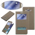 Miniatyrbild 4 av 8: Samsung Galaxy A8 2015 Skal Plånboksfodral Fodral Case med magnetisk stängning, ståfunktion och 2 visningsfönster