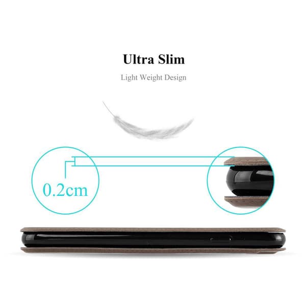 Samsung Galaxy NOTE 5 Skal Plånboksfodral Fodral Case med magnetisk stängning, ståfunktion och 2 visningsfönster