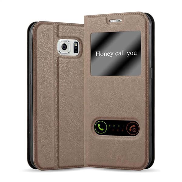 Samsung Galaxy NOTE 5 Skal Plånboksfodral Fodral Case med magnetisk stängning, ståfunktion och 2 visningsfönster