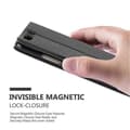 Miniatyrbild 7 av 7: Huawei P10 Skal Plånboksfodral Fodral Case med magnetisk stängning, ståfunktion och 2 visningsfönster