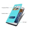 Miniatyrbild 4 av 7: Nokia 3 2017 Skal Plånboksfodral Fodral Case med magnetisk stängning, ståfunktion och 2 visningsfönster