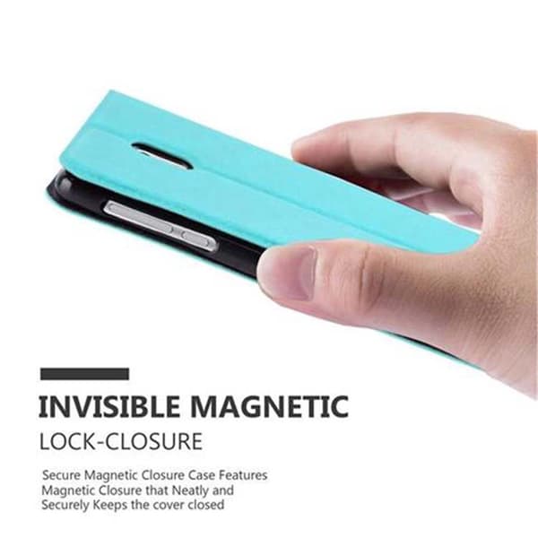 Nokia 3 2017 Skal Plånboksfodral Fodral Case med magnetisk stängning, ståfunktion och 2 visningsfönster