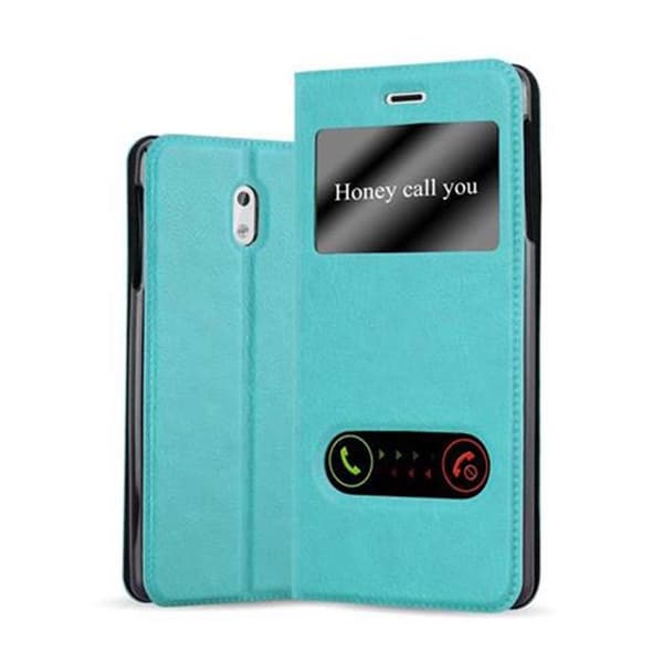 Nokia 3 2017 Skal Plånboksfodral Fodral Case med magnetisk stängning, ståfunktion och 2 visningsfönster