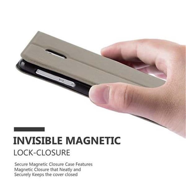 Nokia 3 2017 Skal Plånboksfodral Fodral Case med magnetisk stängning, ståfunktion och 2 visningsfönster