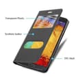 Miniatyrbilde 3 av 8: Deksel til Samsung Galaxy NOTE 3 Lommebokdeksel med magnetisk lukking, stativfunksjon og 2 visningsvinduer