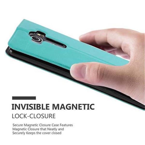 Deksel til LG G4 / G4 PLUS Lommebokdeksel med magnetisk lukking, stativfunksjon og 2 visningsvinduer