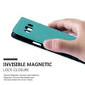 Pikkukuva 6 / 8: Samsung Galaxy A7 2015 Suojakotelo Suojakuori Lompakkokotelo Matkapuhelinkotelo jossa on magneettisuljenta, jalusta-toiminto ja 2 katseluikkunaa