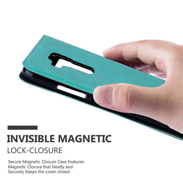 Deksel til Huawei NOVA PLUS Lommebokdeksel med magnetisk lukking, stativfunksjon og 2 visningsvinduer