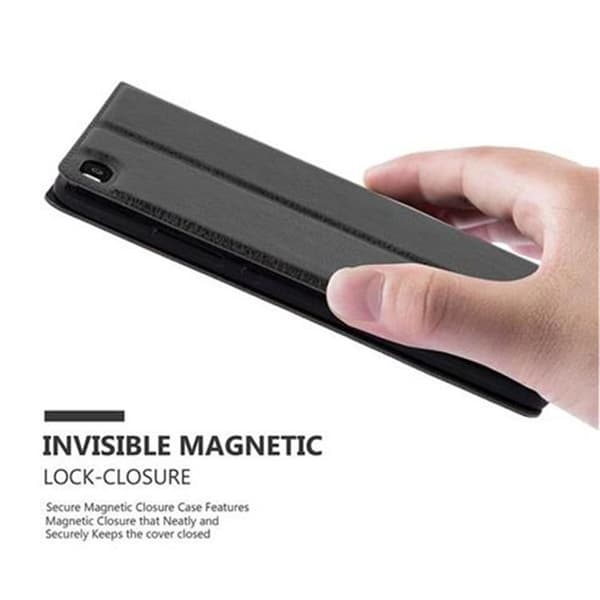 Huawei P8 Suojakotelo Suojakuori Lompakkokotelo Matkapuhelinkotelo jossa on magneettisuljenta, jalusta-toiminto ja 2 katseluikkunaa