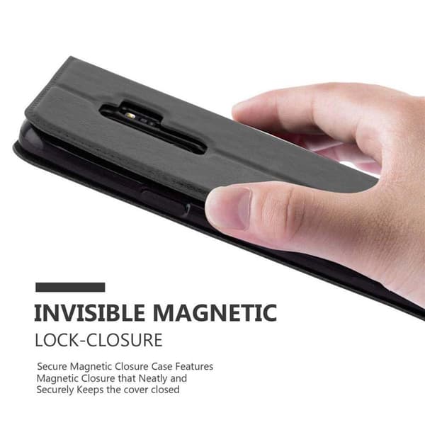 Deksel til Samsung Galaxy S9 PLUS Lommebokdeksel med magnetisk lukking, stativfunksjon og 2 visningsvinduer