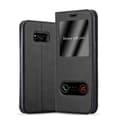 Miniatyrbild 1 av 7: Samsung Galaxy S8 Skal Plånboksfodral Fodral Case med magnetisk stängning, ståfunktion och 2 visningsfönster