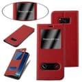 Miniatyrbild 5 av 7: Samsung Galaxy S8 Skal Plånboksfodral Fodral Case med magnetisk stängning, ståfunktion och 2 visningsfönster