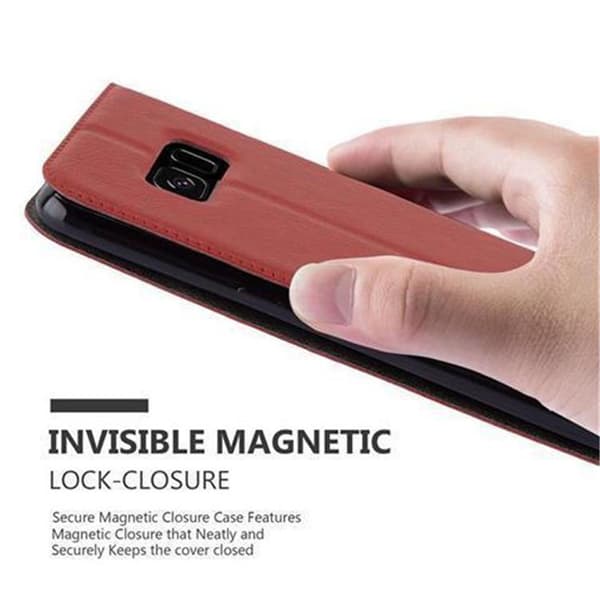 Samsung Galaxy S8 Skal Plånboksfodral Fodral Case med magnetisk stängning, ståfunktion och 2 visningsfönster