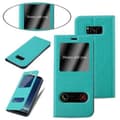 Miniatyrbild 5 av 7: Samsung Galaxy S8 Skal Plånboksfodral Fodral Case med magnetisk stängning, ståfunktion och 2 visningsfönster