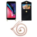Miniatyrbild 7 av 8: Mobiltelefonkedja för iPhone 7 PLUS / 7S PLUS / 8 PLUS Skal Fodral Case Cover Skyddande silikonhölje Fodral med guldringar, rem för sladd och