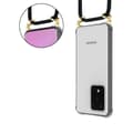 Pikkukuva 6 / 9: Samsung Galaxy S20 ULTRA Suojakuori ketju Silikoni suojakotelo Gold Rings johto hihna ja irrotettava asia