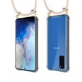 Miniatyrbilde 8 av 8: Deksel med kedja for Samsung Galaxy S20 Case med gullringer, ledningsstropp og avtakbart etui