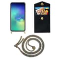 Pikkukuva 6 / 8: Samsung Galaxy S10e Suojakuori ketju Silikoni suojakotelo Gold Rings johto hihna ja irrotettava asia