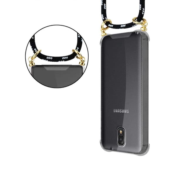 Samsung Galaxy NOTE 3 Suojakuori ketju Silikoni suojakotelo Gold Rings johto hihna ja irrotettava asia
