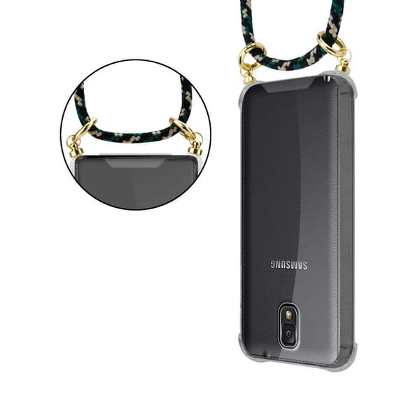 Samsung Galaxy NOTE 3 Suojakuori ketju Silikoni suojakotelo Gold Rings johto hihna ja irrotettava asia