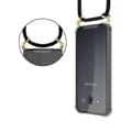 Miniatyrbilde 7 av 8: Deksel med kedja for Samsung Galaxy J5 2015 Case med gullringer, ledningsstropp og avtakbart etui