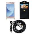 Pikkukuva 8 / 8: Samsung Galaxy J5 2017 Suojakuori ketju Silikoni suojakotelo Gold Rings johto hihna ja irrotettava asia