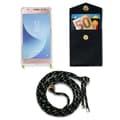 Pikkukuva 8 / 8: Samsung Galaxy J5 2017 Suojakuori ketju Silikoni suojakotelo Gold Rings johto hihna ja irrotettava asia